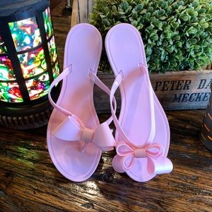 Pink bow sandals flip flops 39 Soft